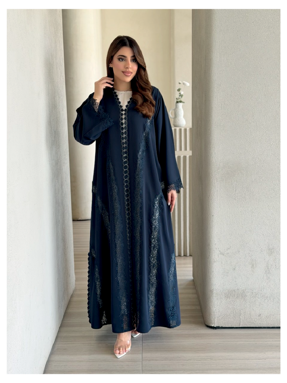 LACE & HAND CRAFT ABAYA